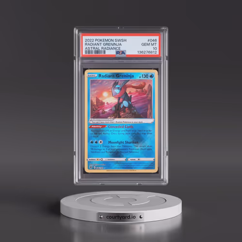 2022 Pokémon Sword & Shield Astral Radiance #046 Radiant Greninja - Holo (PSA 10 GEM MINT)