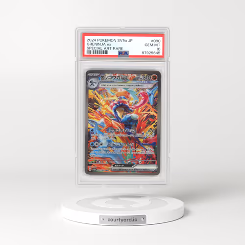 2024 Japanese Pokémon Sv5a-Crimson Haze #090 Greninja EX - Holo Special Art Rare (PSA 10 GEM MINT)