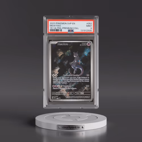2023 Pokémon Svp EN-SV Black Star Promo #052 Mewtwo - 151 Ultra-Premium Collection (PSA 9 MINT)