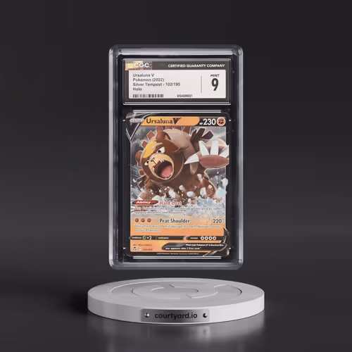 2022 Silver Tempest #102/195 Ursaluna V - Holo (CGC 9 MINT)