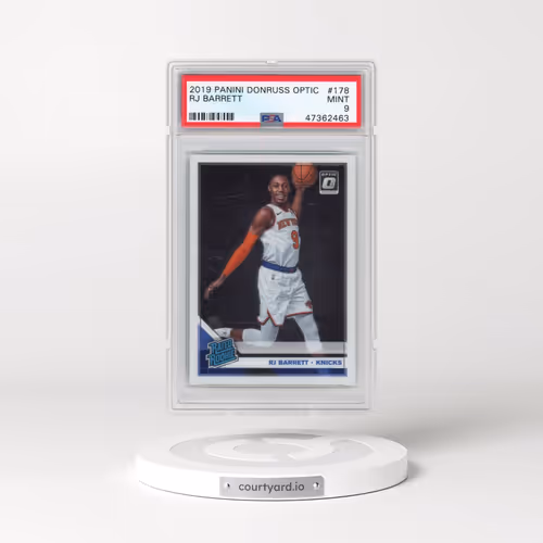 2019 Panini Donruss Optic #178 RJ Barrett (PSA 9 MINT)