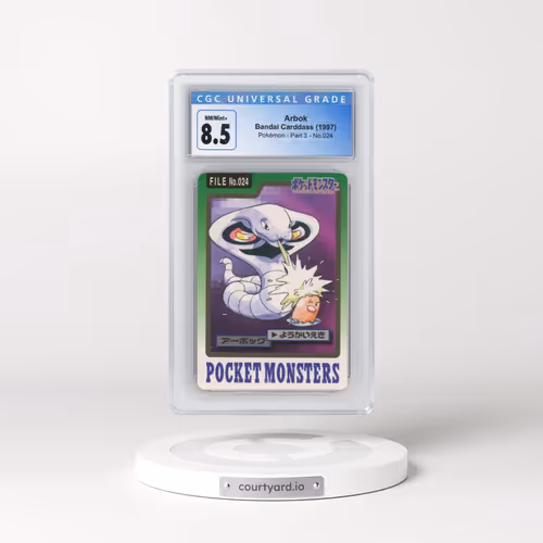 1997 (Pocket Monsters on Bottom) Part 3 #024 Arbok (CGC 8.5 NM-MT+)