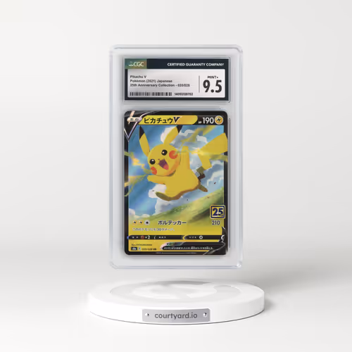 2021 25th Anniversary Collection #020/028 Pikachu V - Holo (CGC 9.5 MINT+)