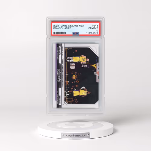 2024 Panini Instant NBA #343 LeBron James/Luka Doncic (PSA 10 GEM MINT)