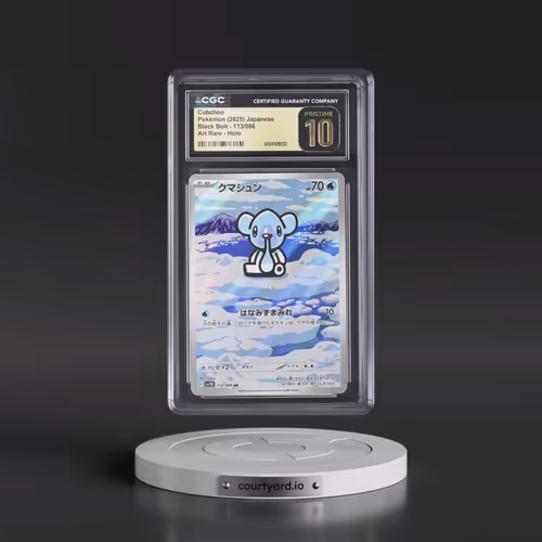 2025 Black Bolt - sv11B #113/086 Cubchoo - Art Rare Holo (CGC 10 PRISTINE)