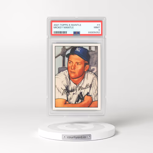 2021 Topps X Mickey Mantle Collection #4 Mickey Mantle (PSA 9 MINT)