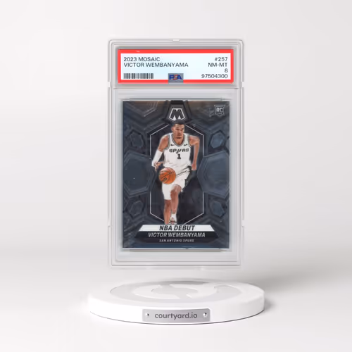 2023 Panini Mosaic #257 Victor Wembanyama (PSA 8 NM-MT)