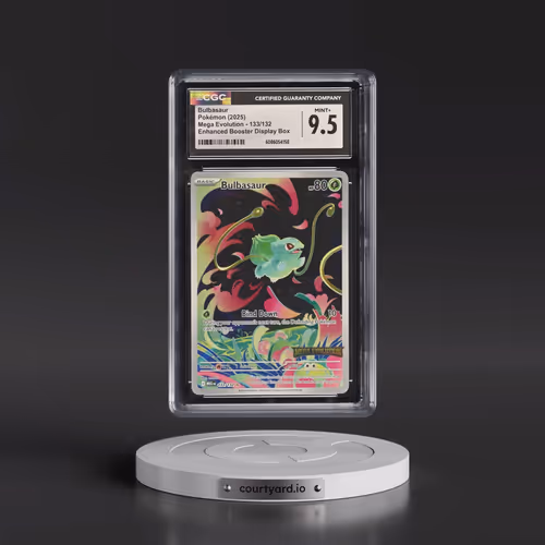 2025 Mega Evolution - MEG EN #133/132 Bulbasaur - Enhanced Booster Display Box (Mega Evolution Stamp