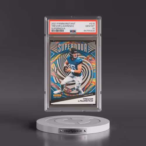2021 Panini Instant Supernova #S10 Trevor Lawrence (PSA 10 GEM MINT)