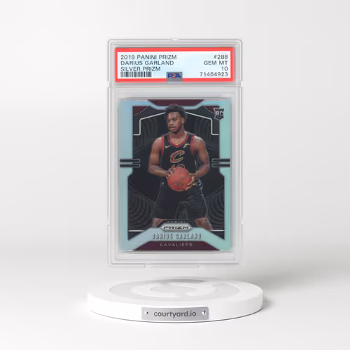 2019 Panini Prizm #288 Darius Garland - Silver Prizm (PSA 10 GEM MINT)