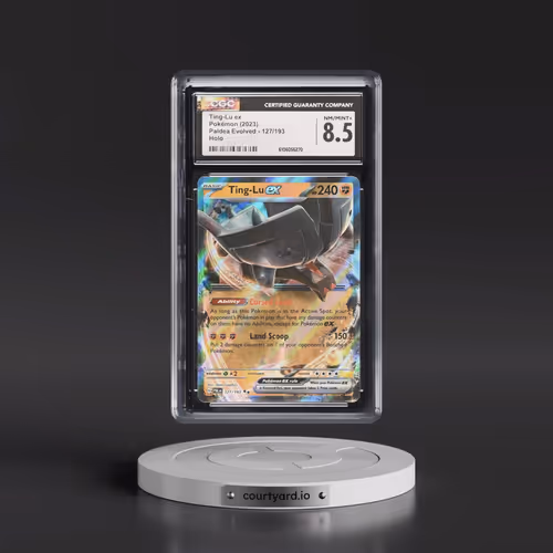 2023 Paldea Evolved - PAL EN #127/193 Ting-Lu ex - Holo (CGC 8.5 NM-MT+)