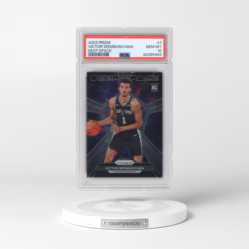 2023 Panini Prizm Deep Space #1 Victor Wembanyama (PSA 10 GEM MINT)