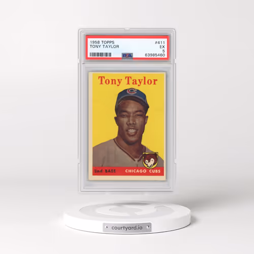 1958 Topps #411 Tony Taylor (PSA 5 EX)