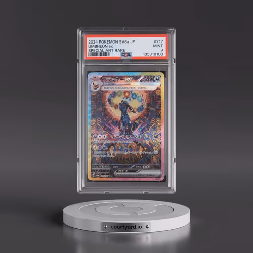 2024 Pokémon Sv8a-Terastal Fest EX #217 Umbreon EX - Holo Special Art Rare (PSA 9 MINT)