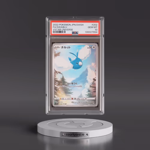 2022 Pokémon Sword & Shield Vstar Universe #202 Swablu - Full Art (PSA 10 GEM MINT)