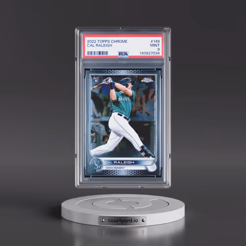 2022 Topps Chrome #149 Cal Raleigh (PSA 9 MINT)