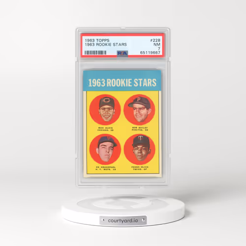 1963 Topps #228 1963 Rookie Stars (PSA 7 NM)