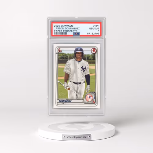 2020 Bowman Paper Prospects #BP8 Jasson Dominguez (PSA 10 GEM MINT)