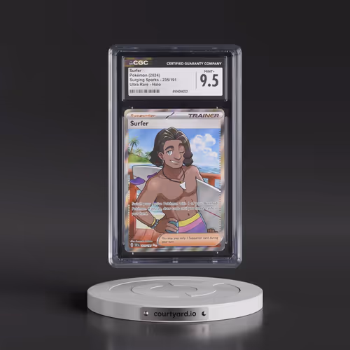 2024 Surging Sparks - SSP EN #235/191 Surfer - Ultra Rare Holo (CGC 9.5 MINT+)