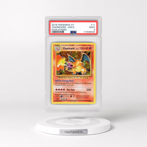 2016 Pokémon XY Evolutions #11 Charizard - Holo (PSA 9 MINT)
