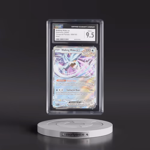 2024 Pokémon Tef EN-Temporal Forces #050 Walking Wake EX - Holo (CGC 9.5 MINT+)