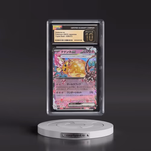 2023 Triplet Beat #038/073 Dedenne ex - Holo (CGC 10 PRISTINE)