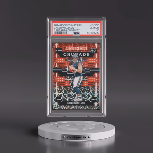 2024 Panini Rookies & Stars Crusade #CCWS Caleb Williams - Longevity (PSA 10 GEM MINT)