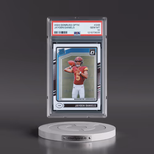 2024 Panini Donruss Optic #248 Jayden Daniels (PSA 10 GEM MINT)
