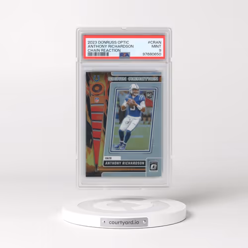 2023 Panini Donruss Optic Chain Reaction #CRAN Anthony Richardson (PSA 9 MINT)