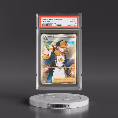 2023 Pokémon Sword and Shield Crown Zenith #151 Volo - Full Art (PSA 10 GEM MINT)