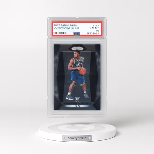 2017 Panini Prizm #117 Donovan Mitchell (PSA 10 GEM MINT)