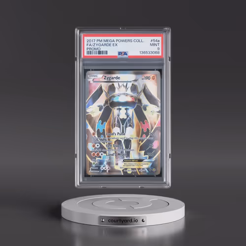 2017 Pokémon Mega Powers Collection Promo #54a Zygarde EX - Holo Full Art (PSA 9 MINT)