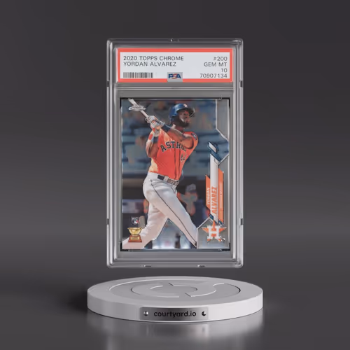 2020 Topps Chrome #200 Yordan Alvarez (PSA 10 GEM MINT)