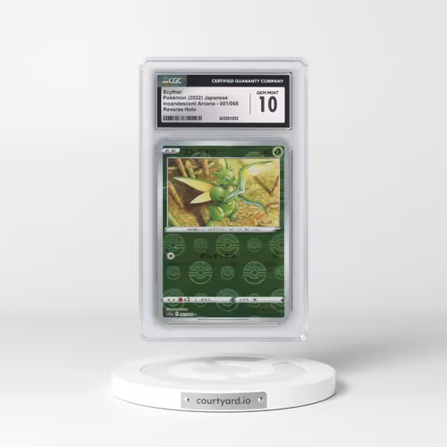 2022 Incandescent Arcana #001/068 Scyther - Reverse Holo Poke Ball (CGC 10 GEM MINT)