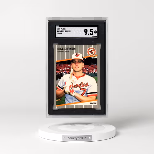 1989 Fleer #616 Bill Ripken - Error (SGC 9.5 MINT+)