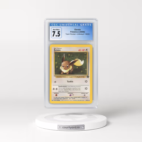 1999 Team Rocket #55 Eevee (CGC 7.5 NM+)