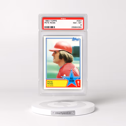 1983 Topps #397 Pete Rose (PSA 8 NM-MT)