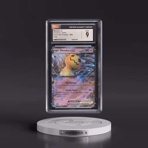 2023 Pokémon Svp EN-SV Black Star Promo #004 Mimikyu EX - Holo Mimikyu EX Sealed Product Promo (CGC