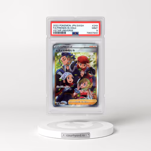 2022 Pokémon Sword & Shield Vstar Universe #249 Friends in Hisui - Full Art (PSA 9 MINT)