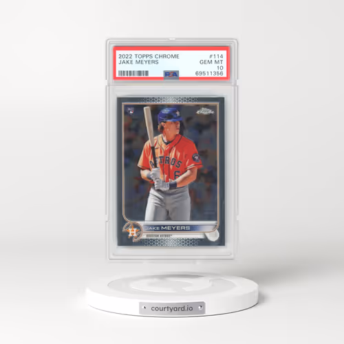 2022 Topps Chrome #114 Jake Meyers (PSA 10 GEM MINT)