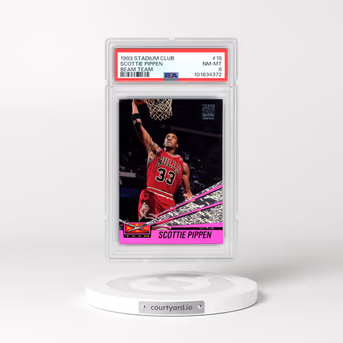 1993 Stadium Club Beam Team #18 Scottie Pippen (PSA 8 NM-MT)