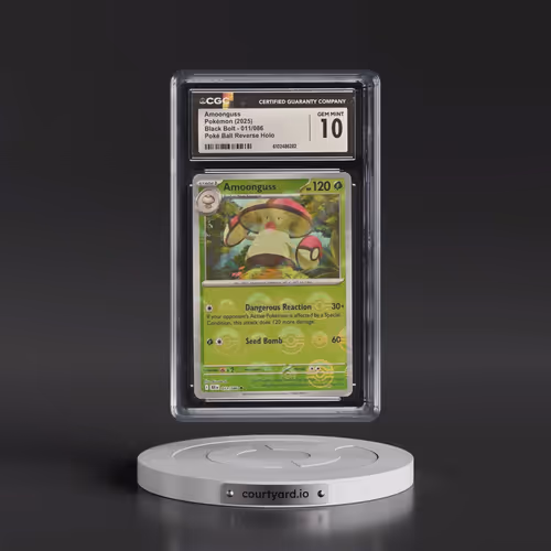 2025 Black Bolt - BLK EN #011/086 Amoonguss - Reverse Holo Poké Ball (CGC 10 GEM MINT)