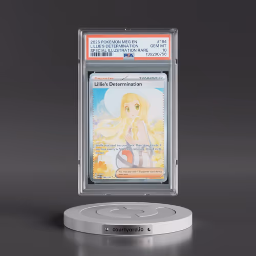 2025 Pokémon Meg EN-Mega Evolution #184 Lillie's Determination - Special Illustration Rare (PSA 10 G