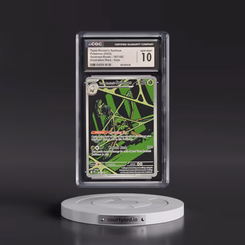 2025 Pokémon Dri EN-Destined Rivals #187 Team Rocket's Spidops - Illustration Rare (CGC 10 GEM MINT)