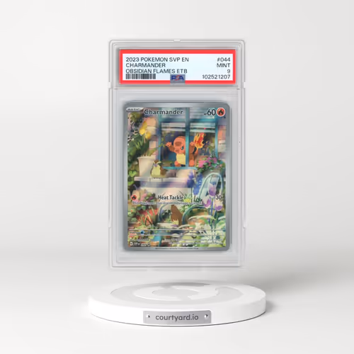 2023 Pokémon Svp EN-SV Black Star Promo #044 Charmander - Obsidian Flames Elite Trainer Box (PSA 9 MINT)