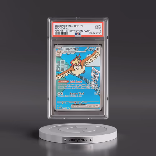 2023 Pokémon Obf EN-Obsidian Flames #225 Pidgeot EX - Holo Special Illustration Rare (PSA 9 MINT)