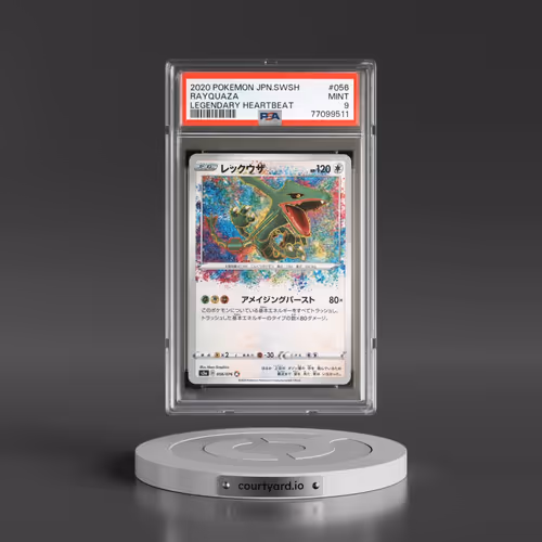 2020 Pokémon Sword & Shield Legendary Heartbeat #056 Rayquaza (PSA 9 MINT)