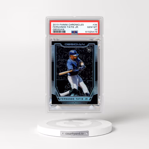 2019 Panini Chronicles Obsidian #35 Fernando Tatis Jr. (PSA 10 GEM MINT)