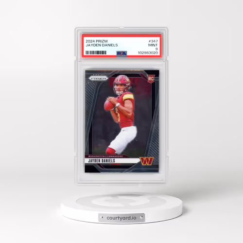2024 Panini Prizm #347 Jayden Daniels (PSA 9 MINT)