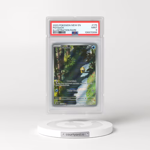 2023 Pokémon Mew EN-151 #175 Psyduck - Illustration Rare (PSA 9 MINT)